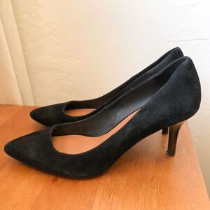 & Other Stories Black Suede Heels